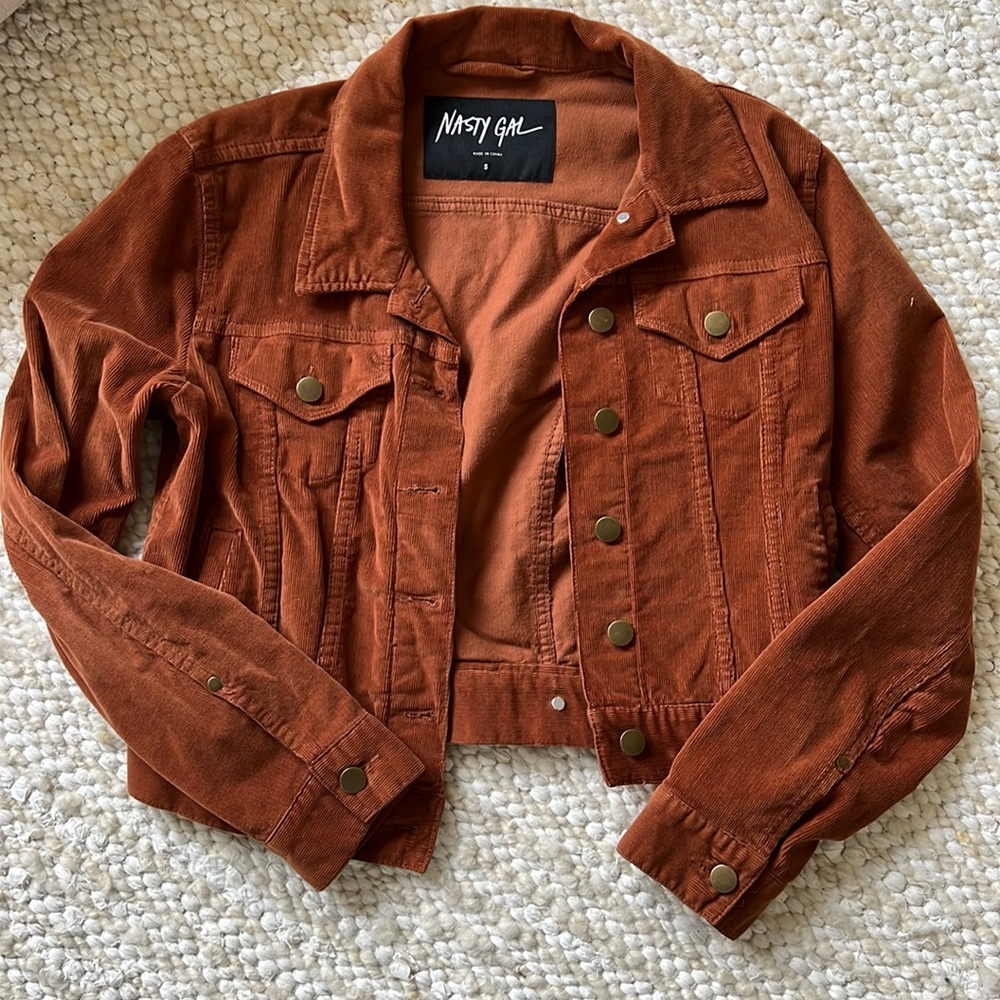 Perfect condition cropped suede jacket